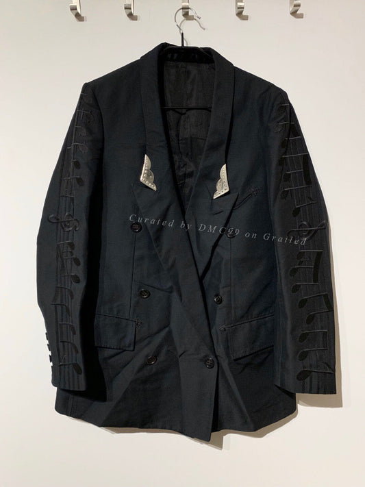 The Soloist 18SS Embroidered Music Note Jacket