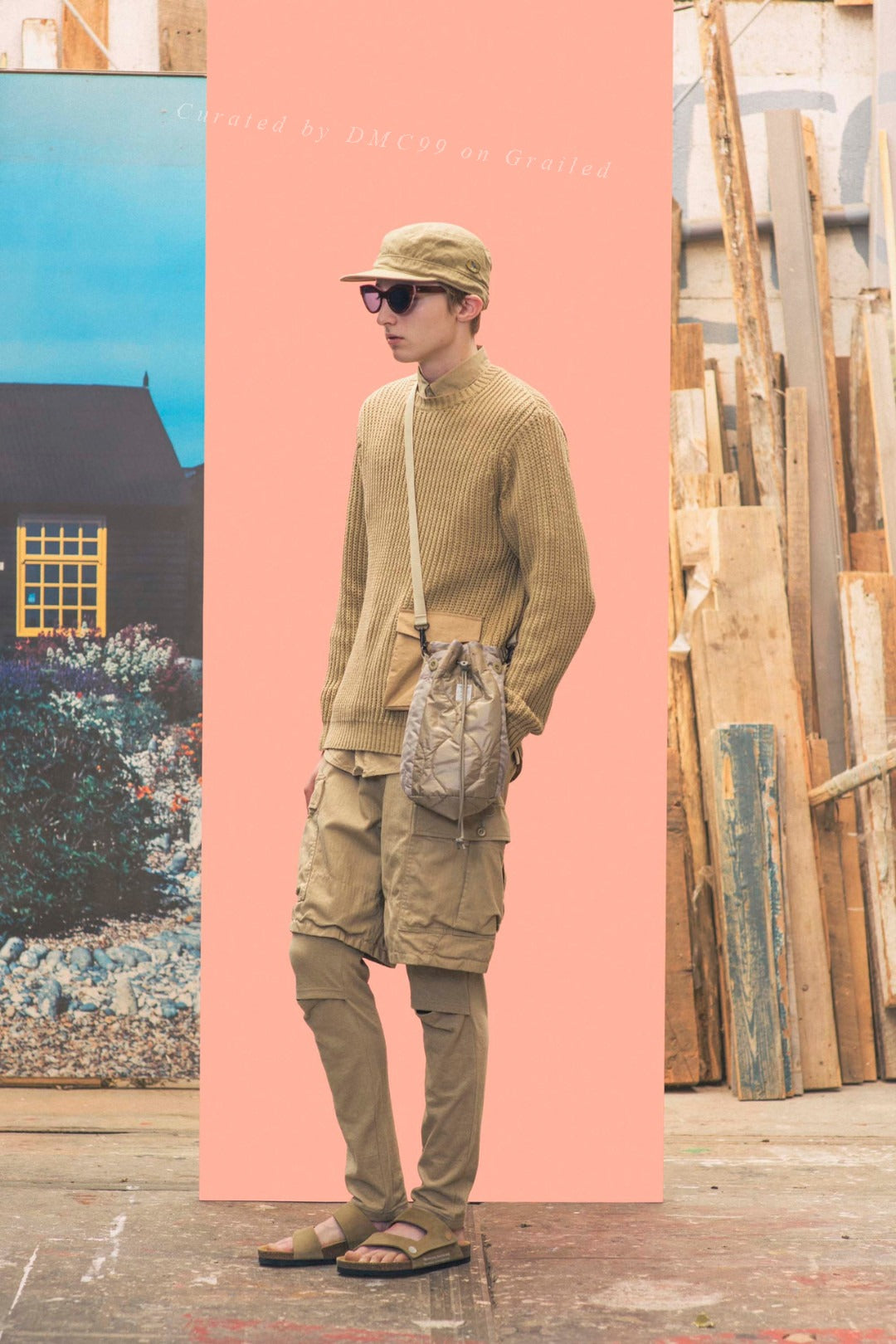 Undercover Spliced Knit Sweater