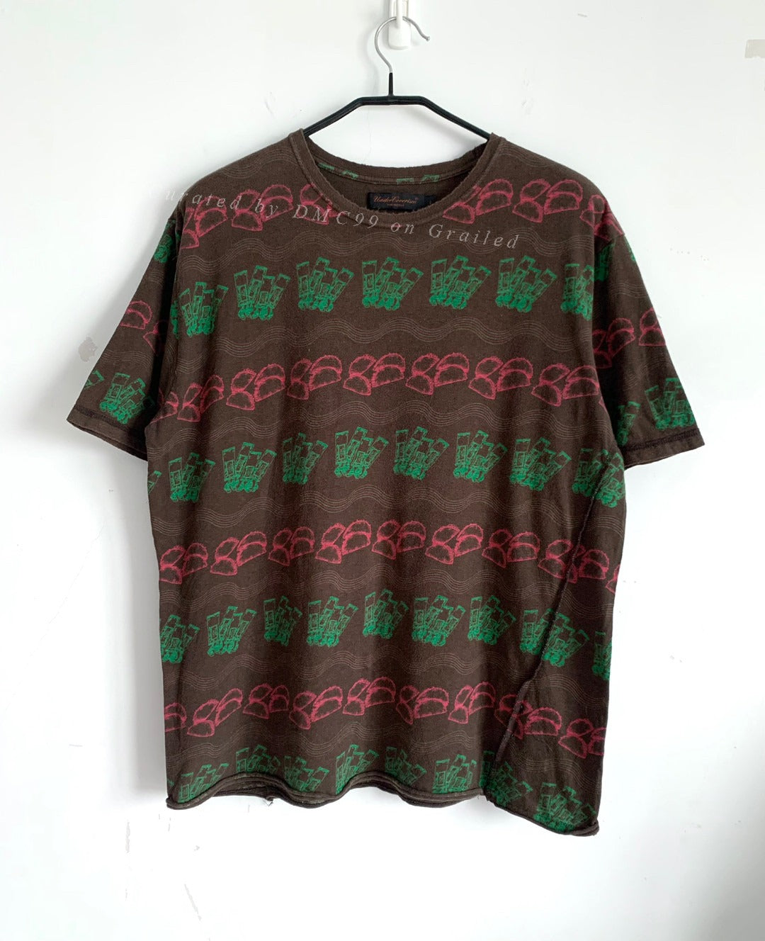 Undercover Scab Distressed Print Tee