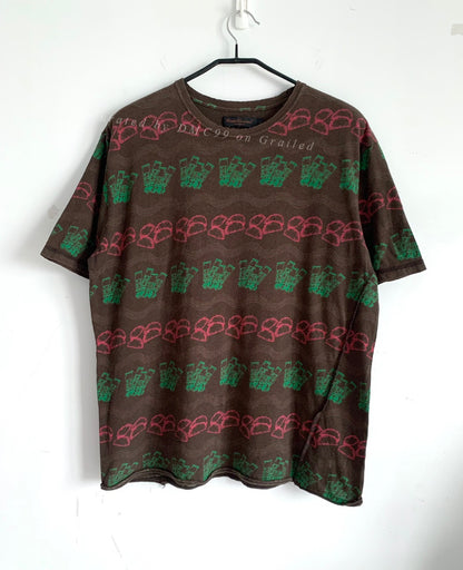 Undercover Scab Distressed Print Tee