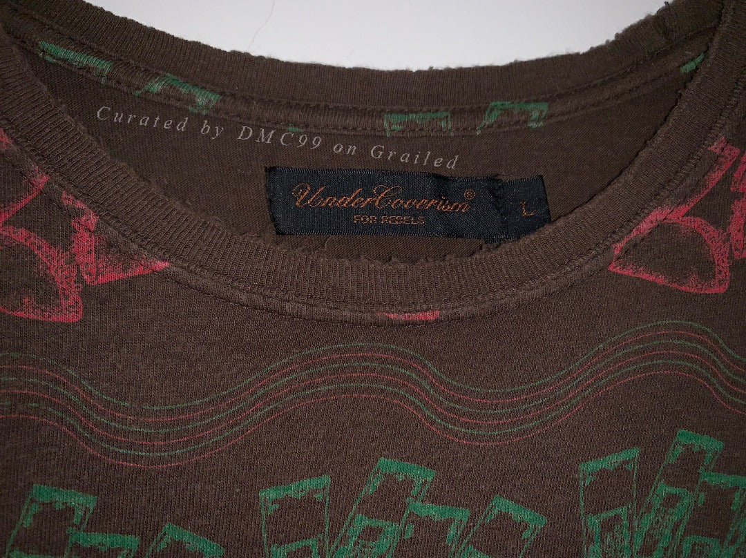 Undercover Scab Distressed Print Tee