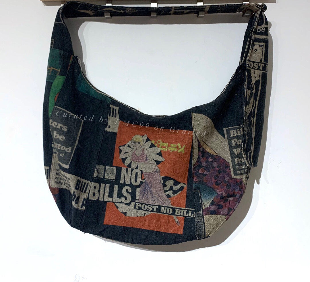 Yohji Yamamoto Y's 07AW Limited Tezuka Print Satchel