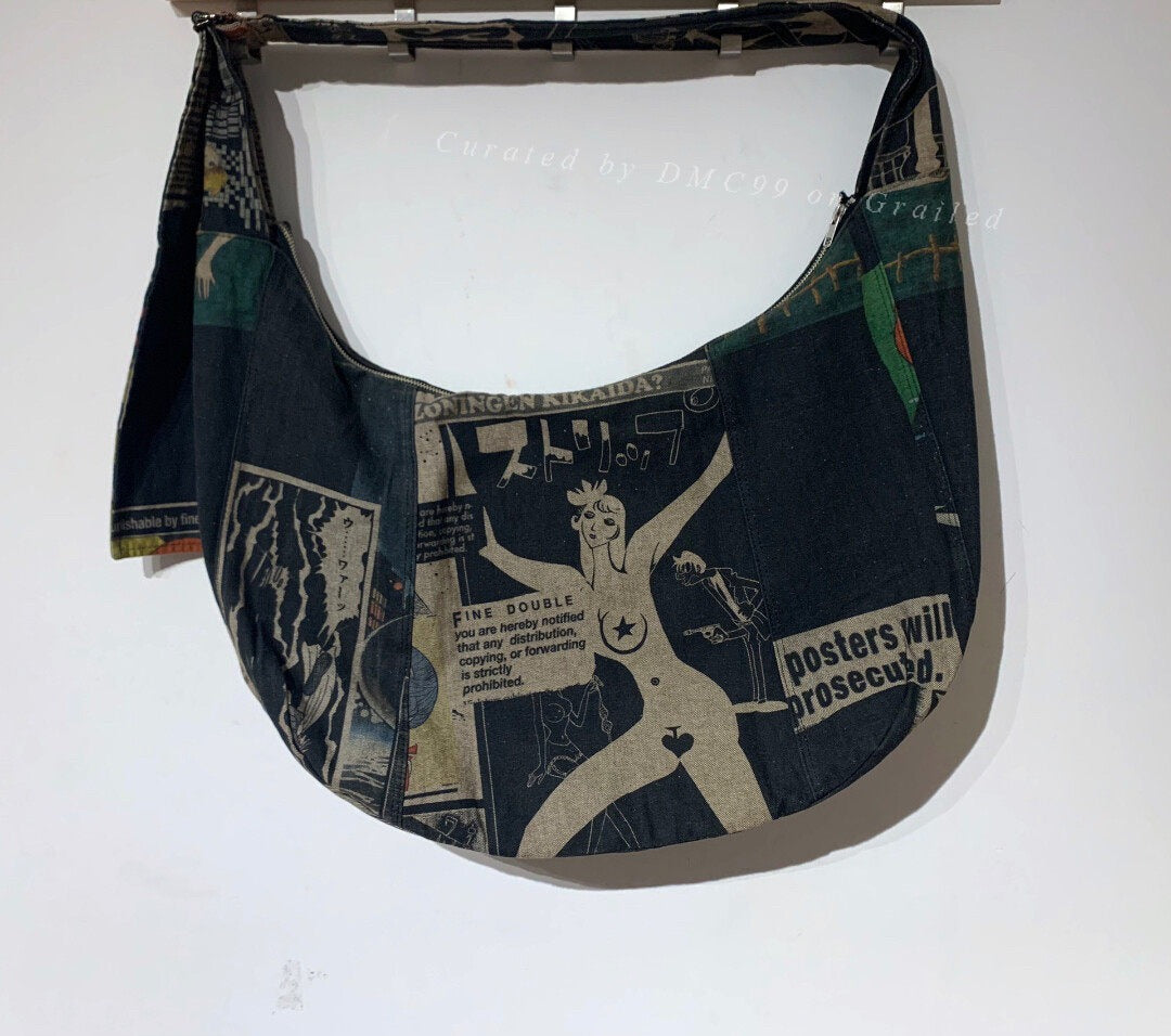 Yohji Yamamoto Y's 07AW Limited Tezuka Print Satchel