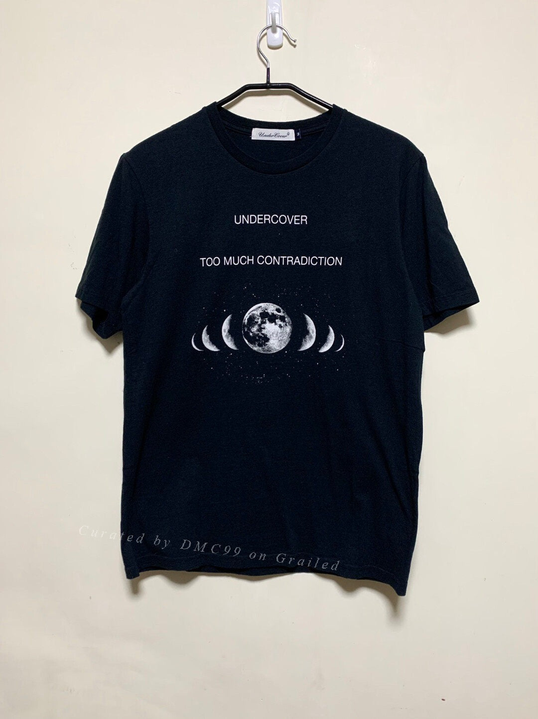 Undercover 2015SS Moon Print Black T-shirt