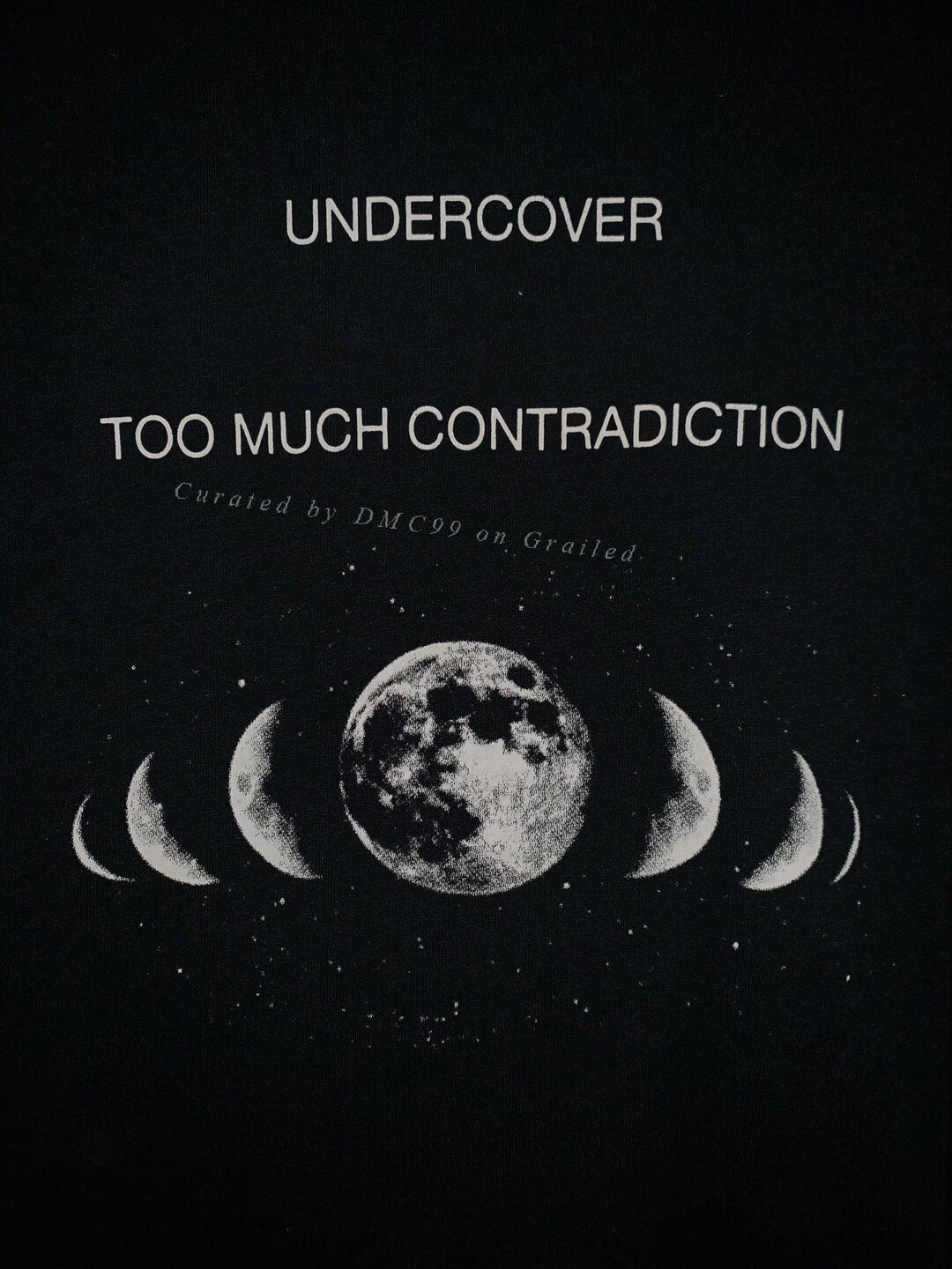 Undercover 15SS Moon Black Tee