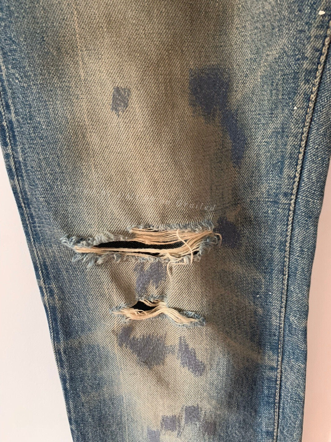 Undercover 06SS Washed Distressed Jeans