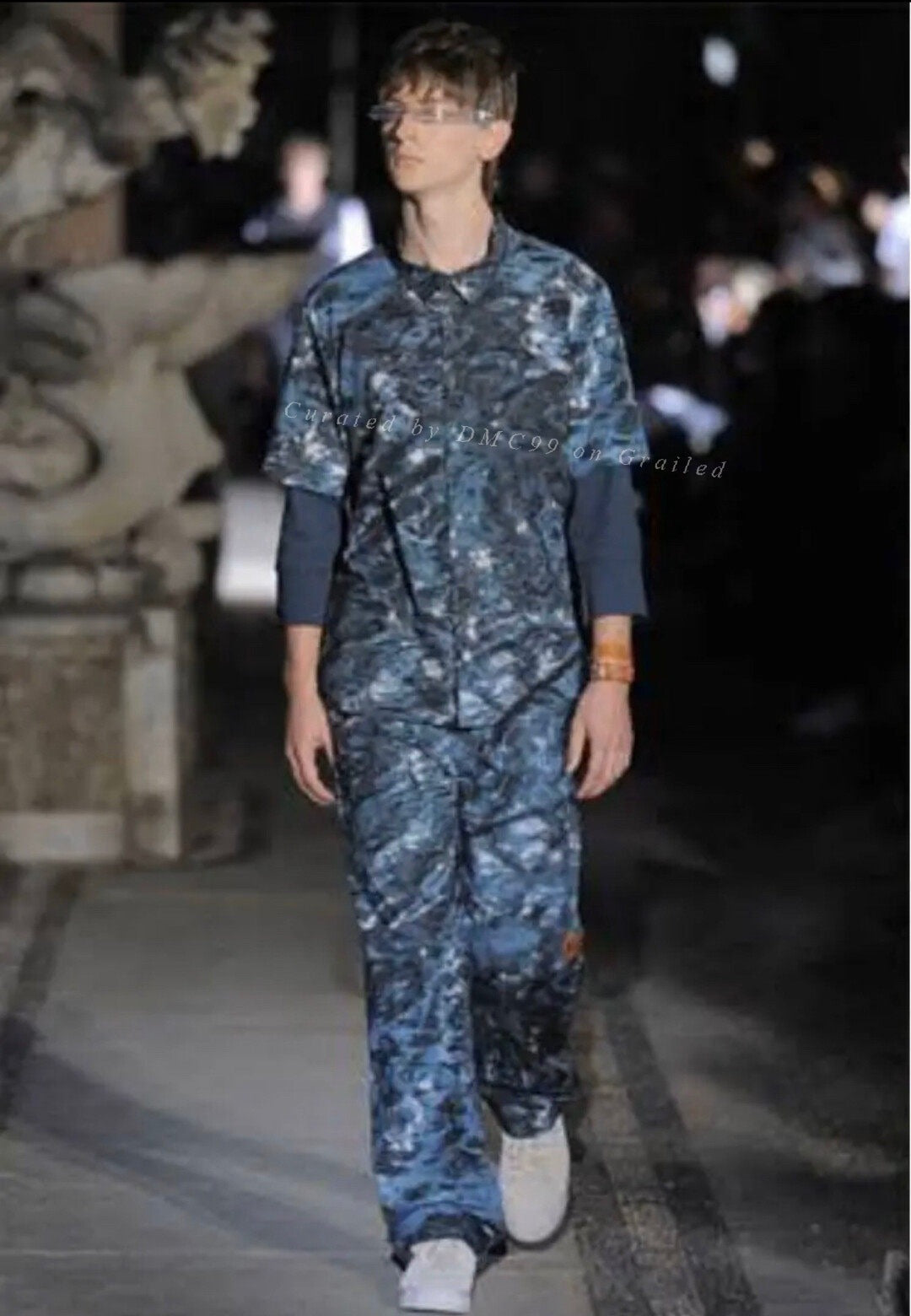Undercover 10SS Water Print Cargo Pants