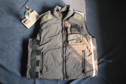N.hoolywood Gray Down Vest Size 40