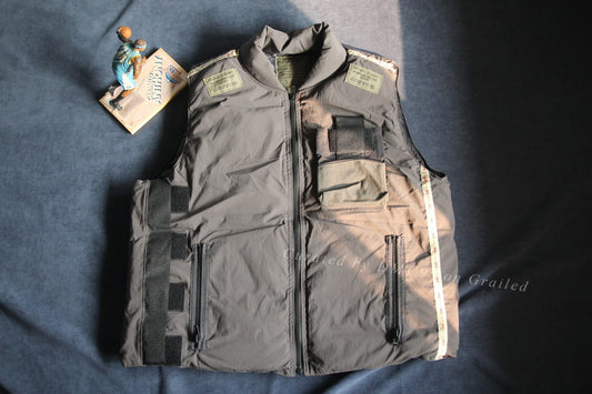 N.hoolywood Gray Down Vest Size 40