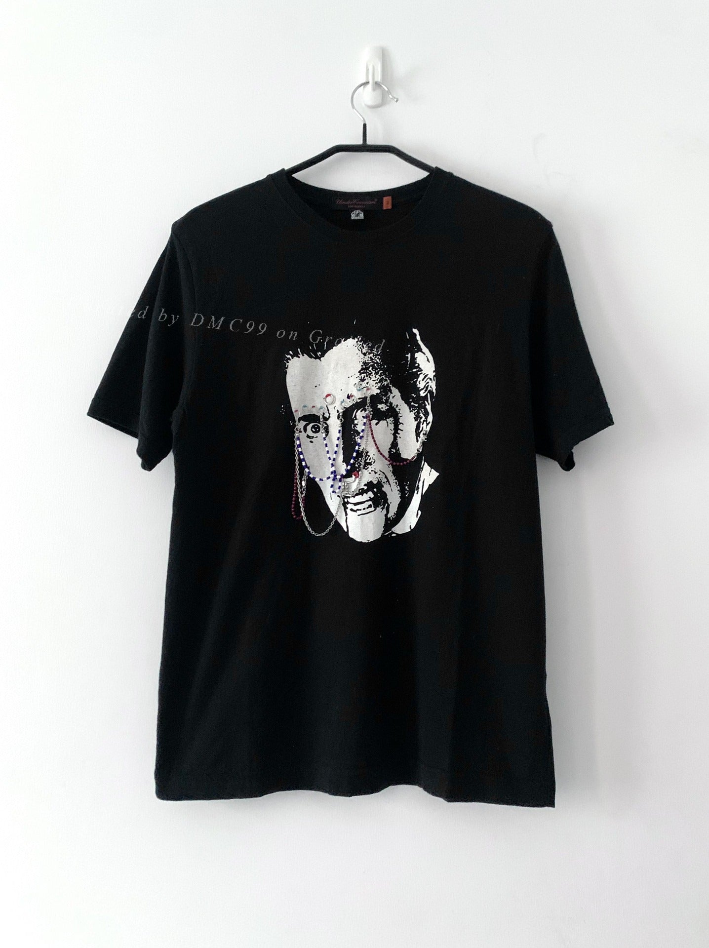 Undercover Beaded Portrait Print Short-Sleeve Tee