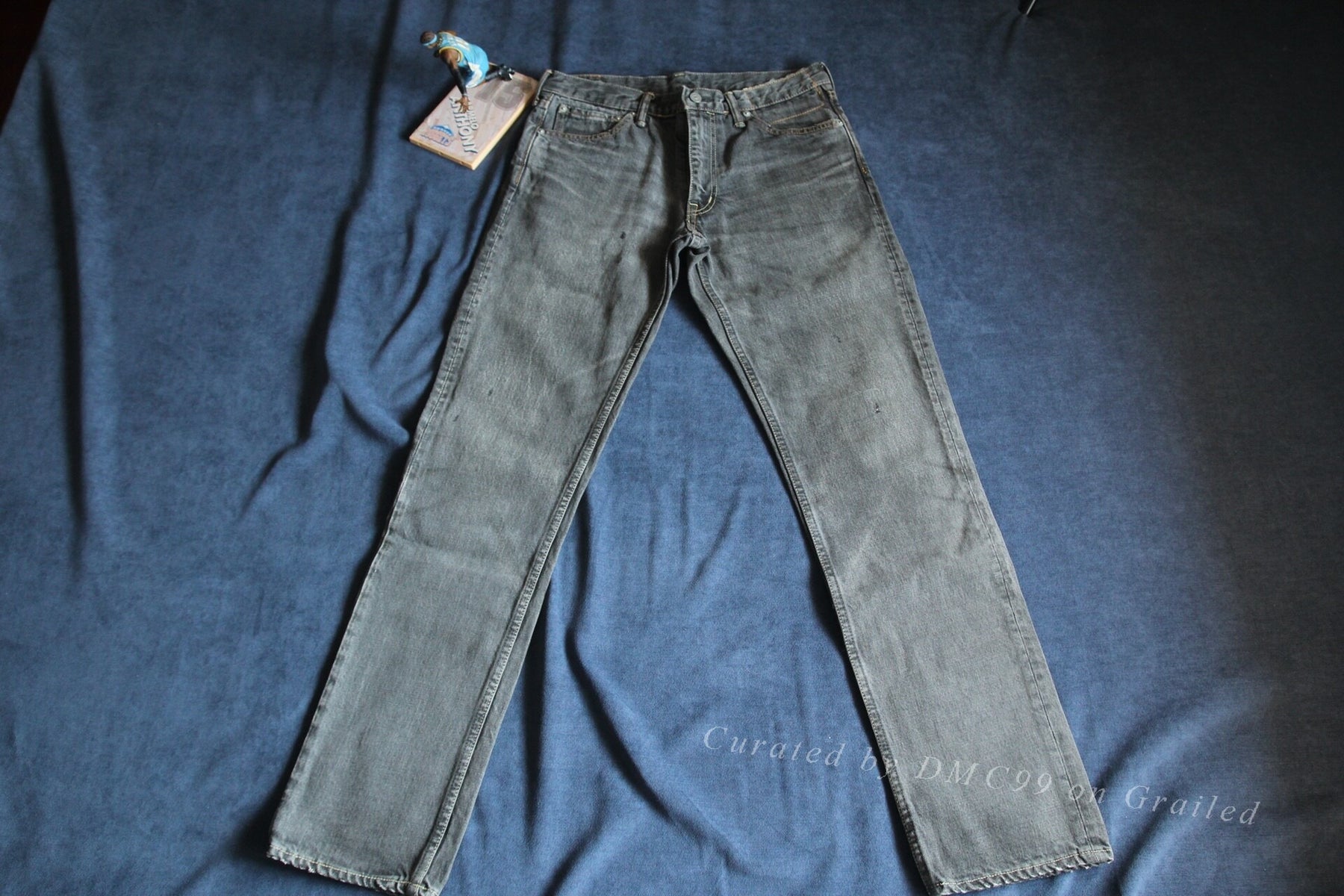 Visvim 03d5 Black Washed Jeans W32