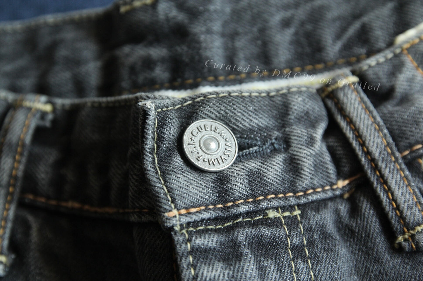 Visvim 03d5 Black Washed Jeans W32