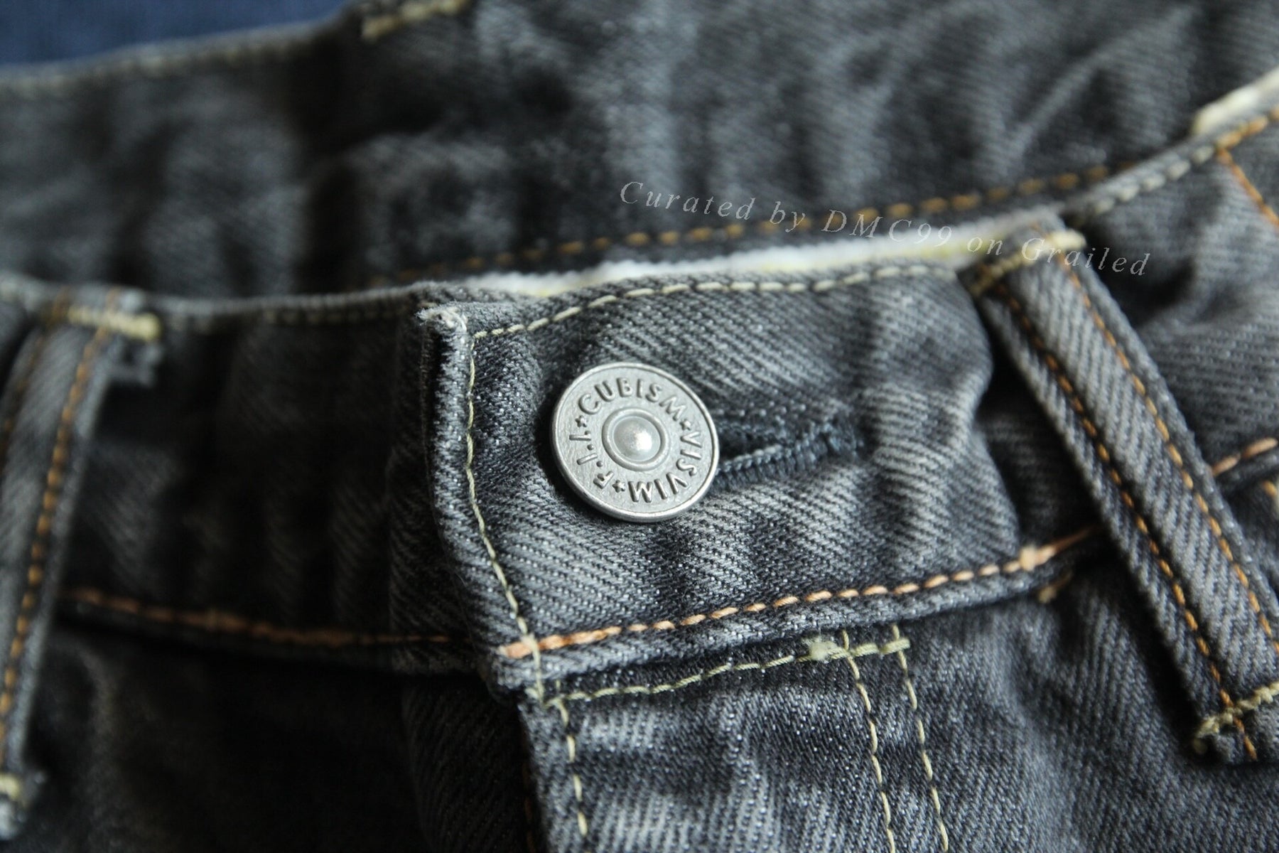 Visvim 03d5 Black Washed Jeans W32