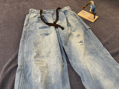 N.hoolywood Lee Distressed Washed Jeans