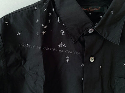 Undercover 02AW Cross Print Shirt