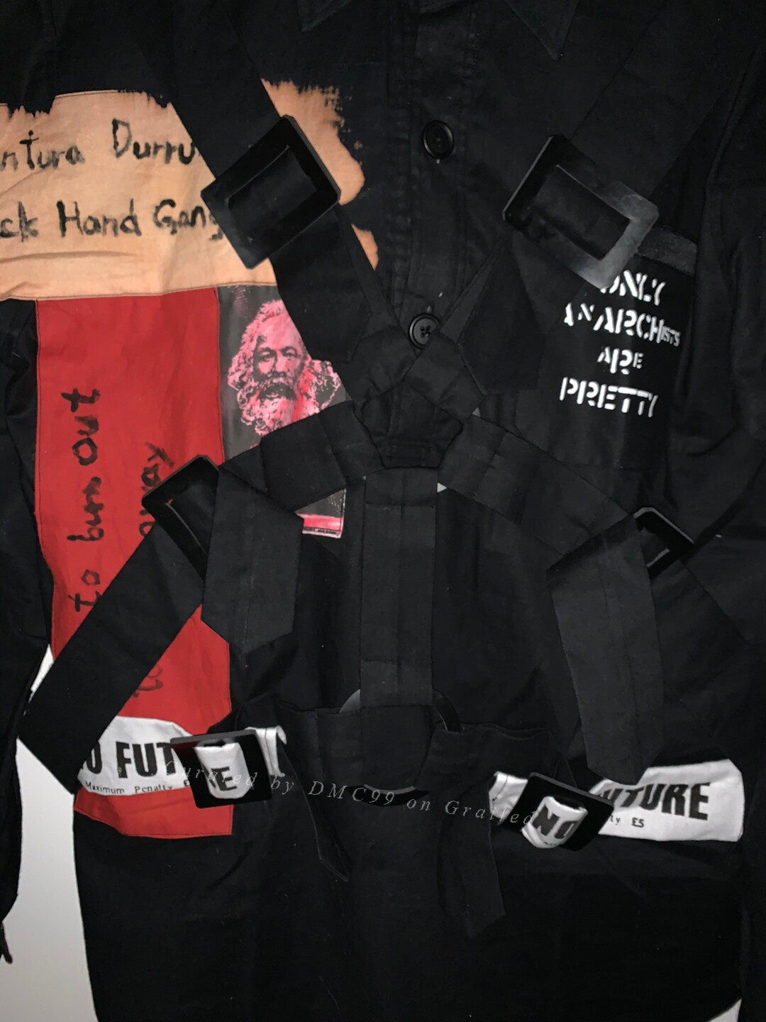 Undercover Peel Lift Parachute Shirt