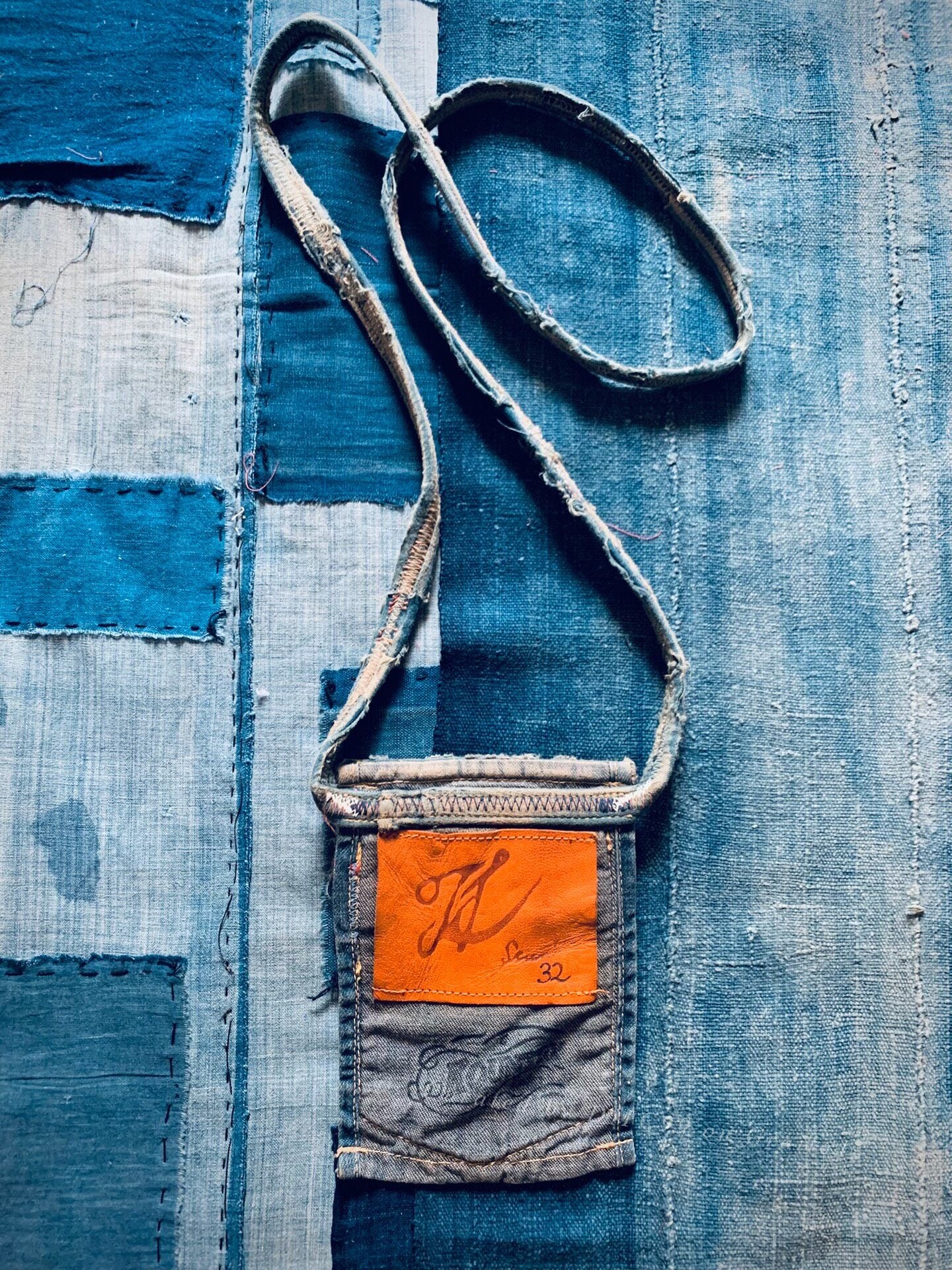 Kapital Denim Remake Card Pouch