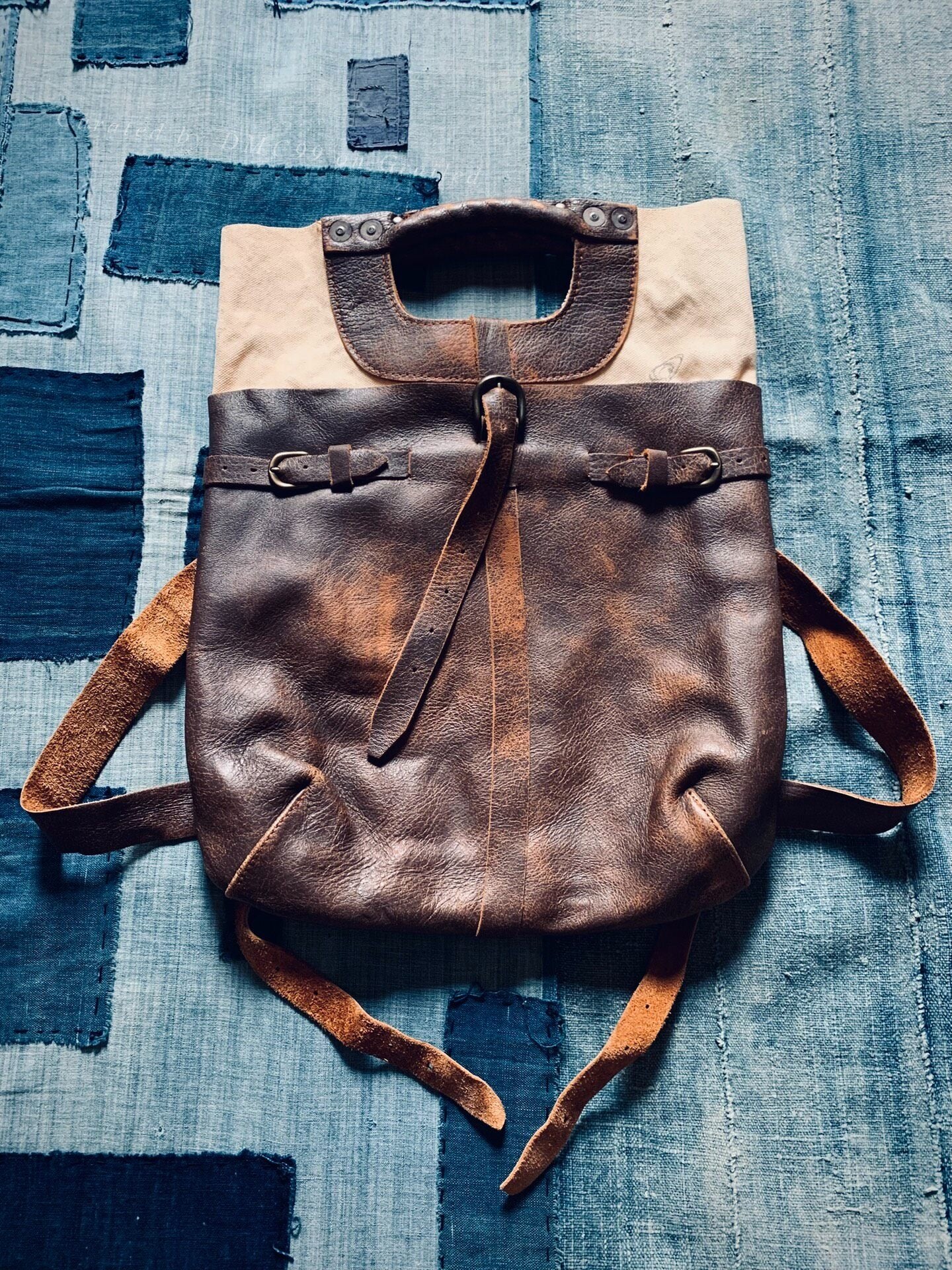 Kapital Calf Leather 2-Way Limited Bag