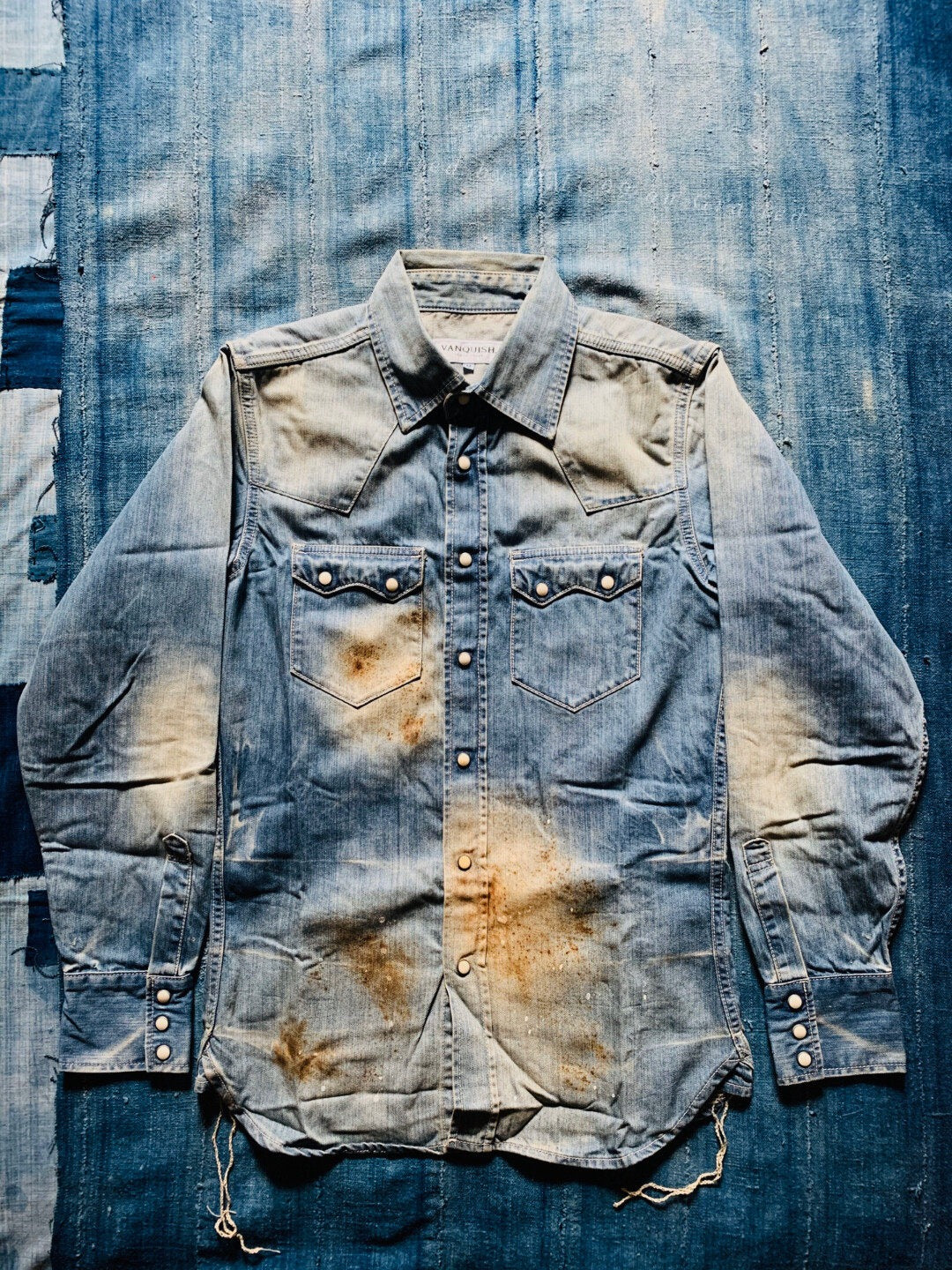 Vanquish FR2 Damaged Washed Western Shirt