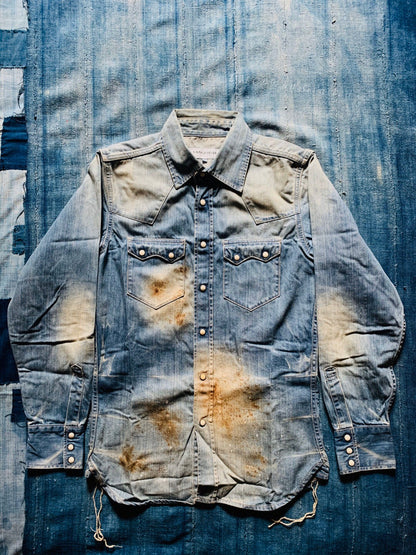 Vanquish FR2 Damaged Washed Western Shirt
