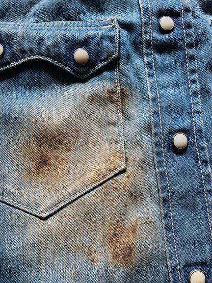 Vanquish FR2 Damaged Washed Western Shirt