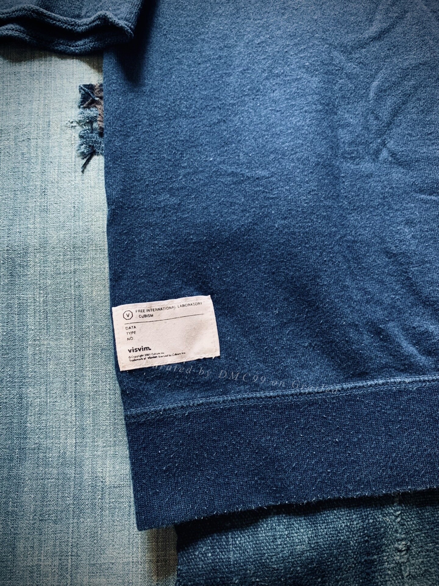 Visvim 2012SS Raglan 3/4 Crew Indigo
