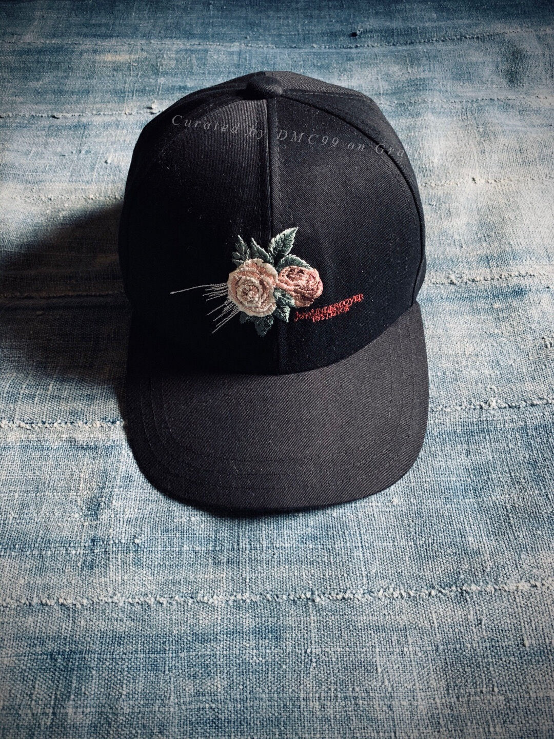 Undercover Flower Embroidery Cap