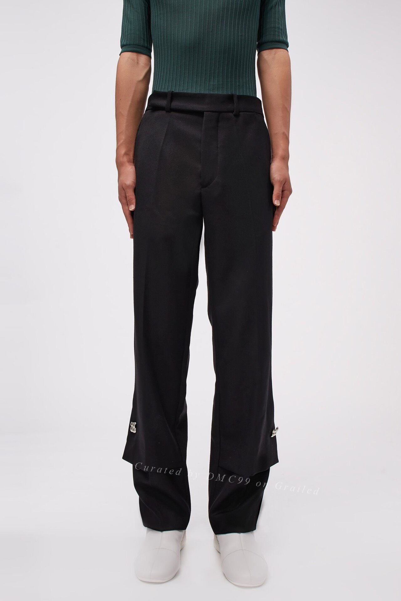 NAMACHEKO Wool Blend Trousers