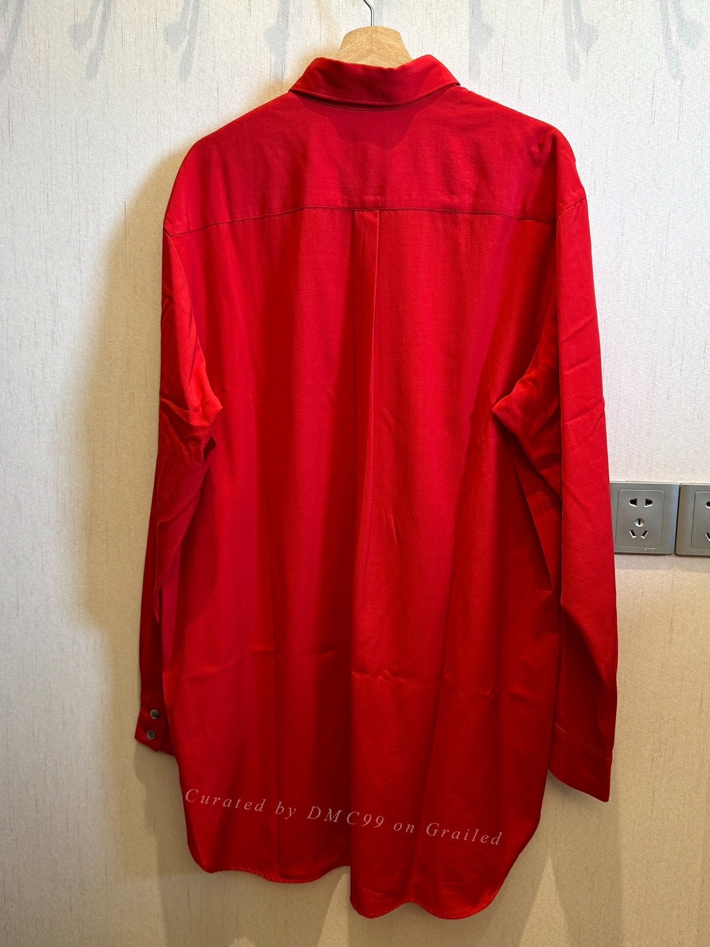 Yohji Yamamoto 88AW Sample Red Wool Shirt