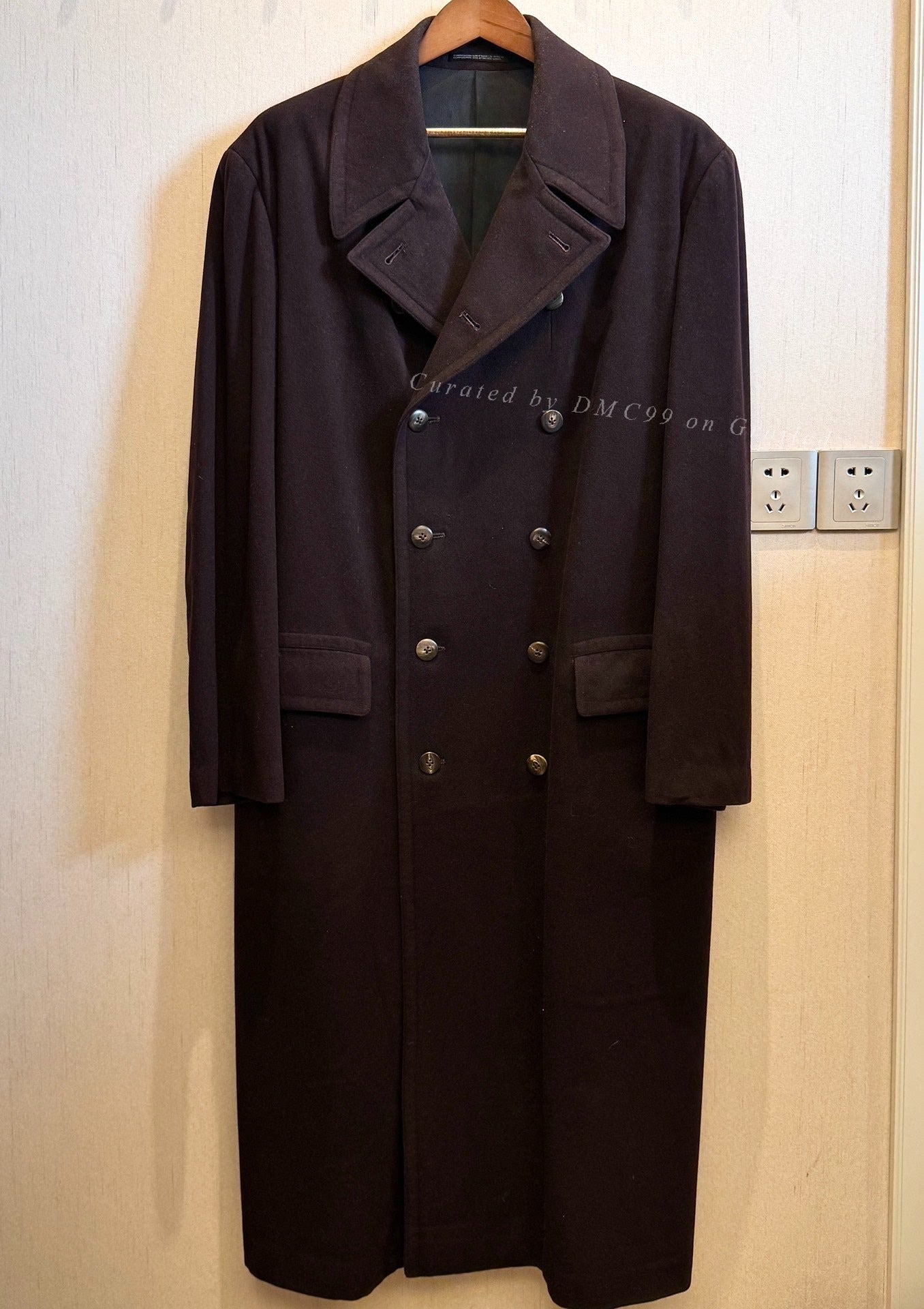 Yohji Yamamoto 92AW Red Double-Breasted Coat