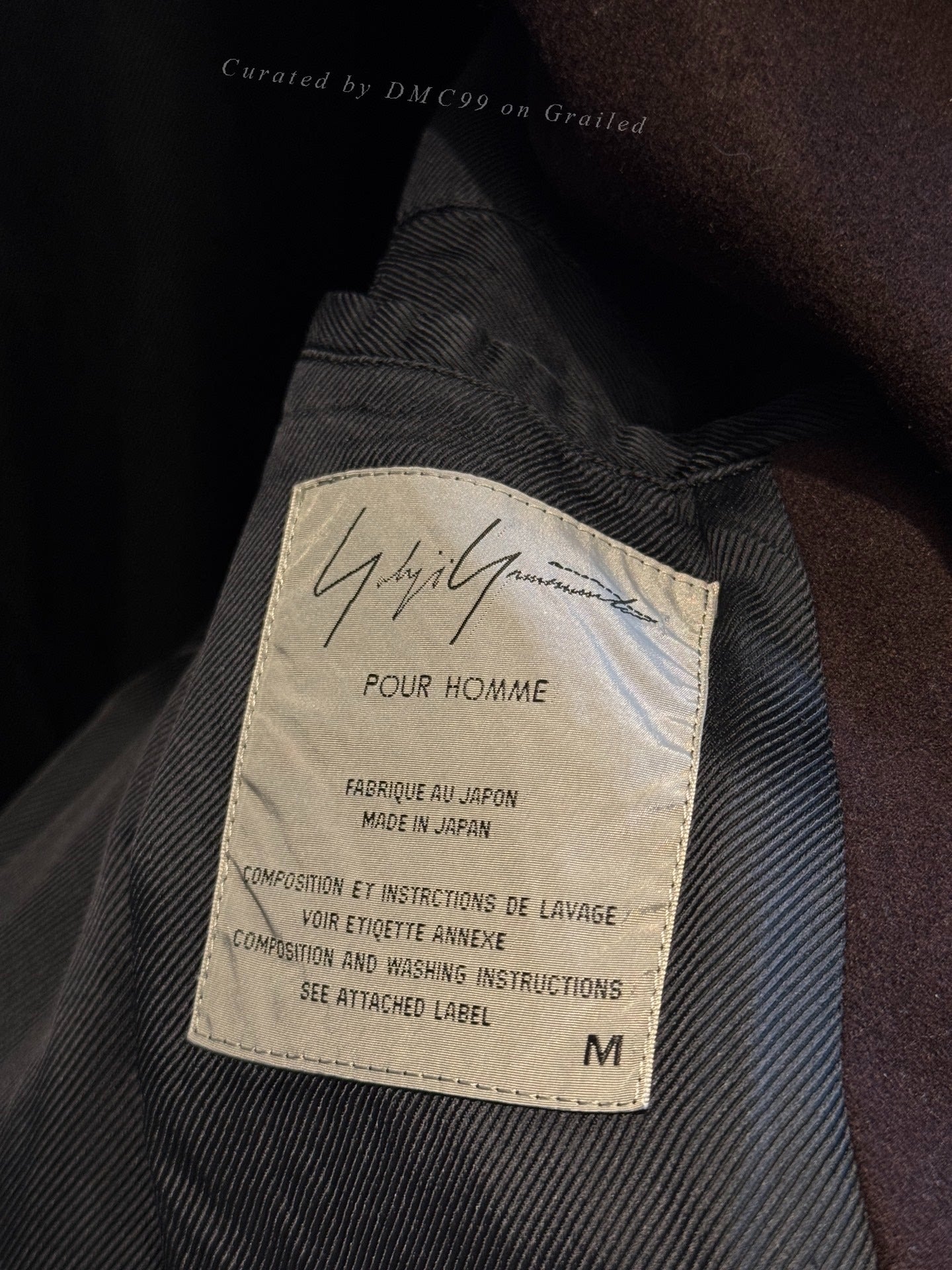 Yohji Yamamoto 92AW Red Double-Breasted Coat