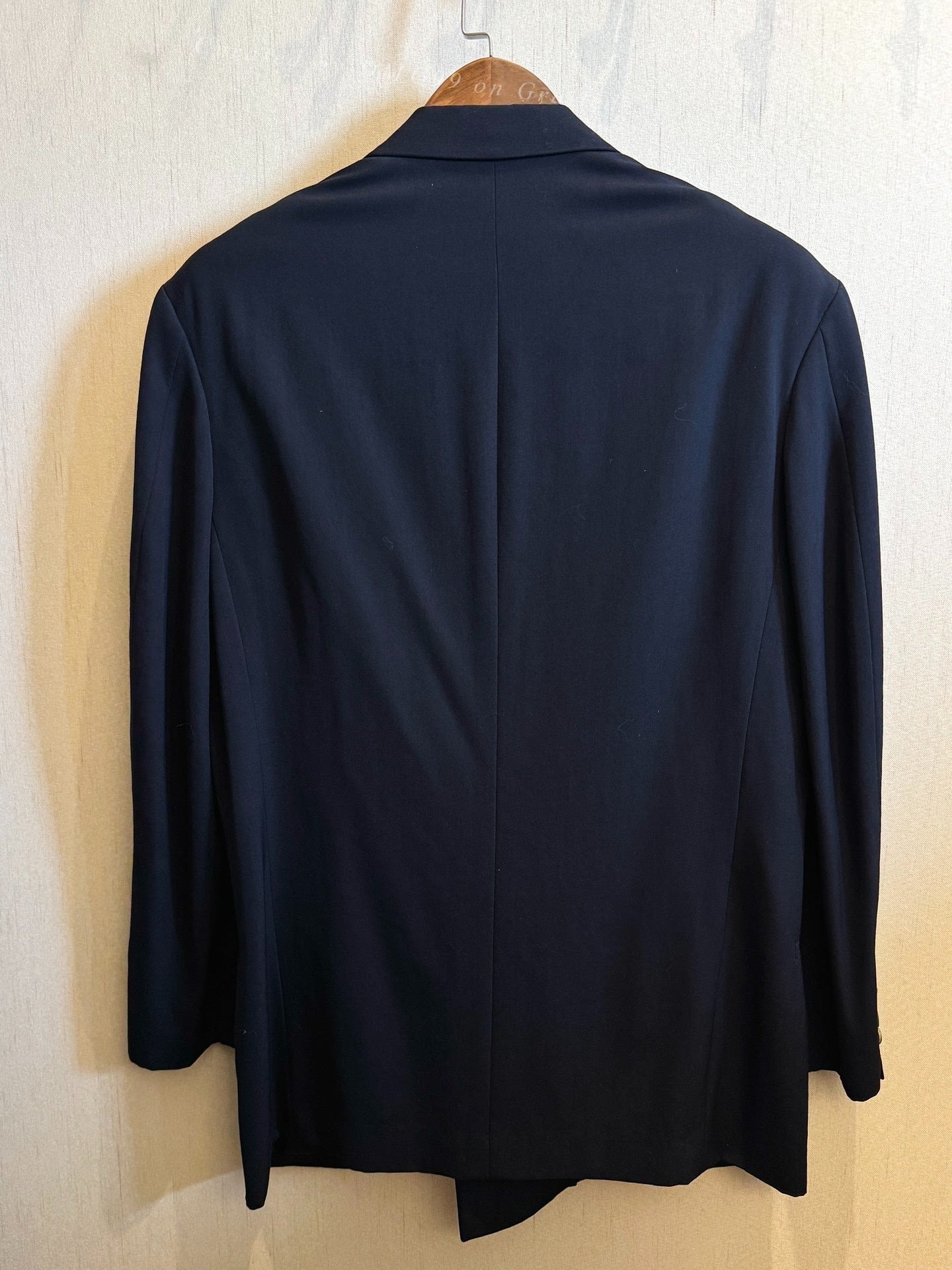 Yohji Yamamoto 93SS Navy Double-Breasted Blazer