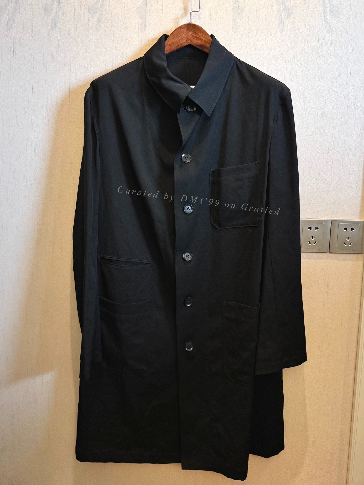Yohji Yamamoto 16SS Wool Trench Coat