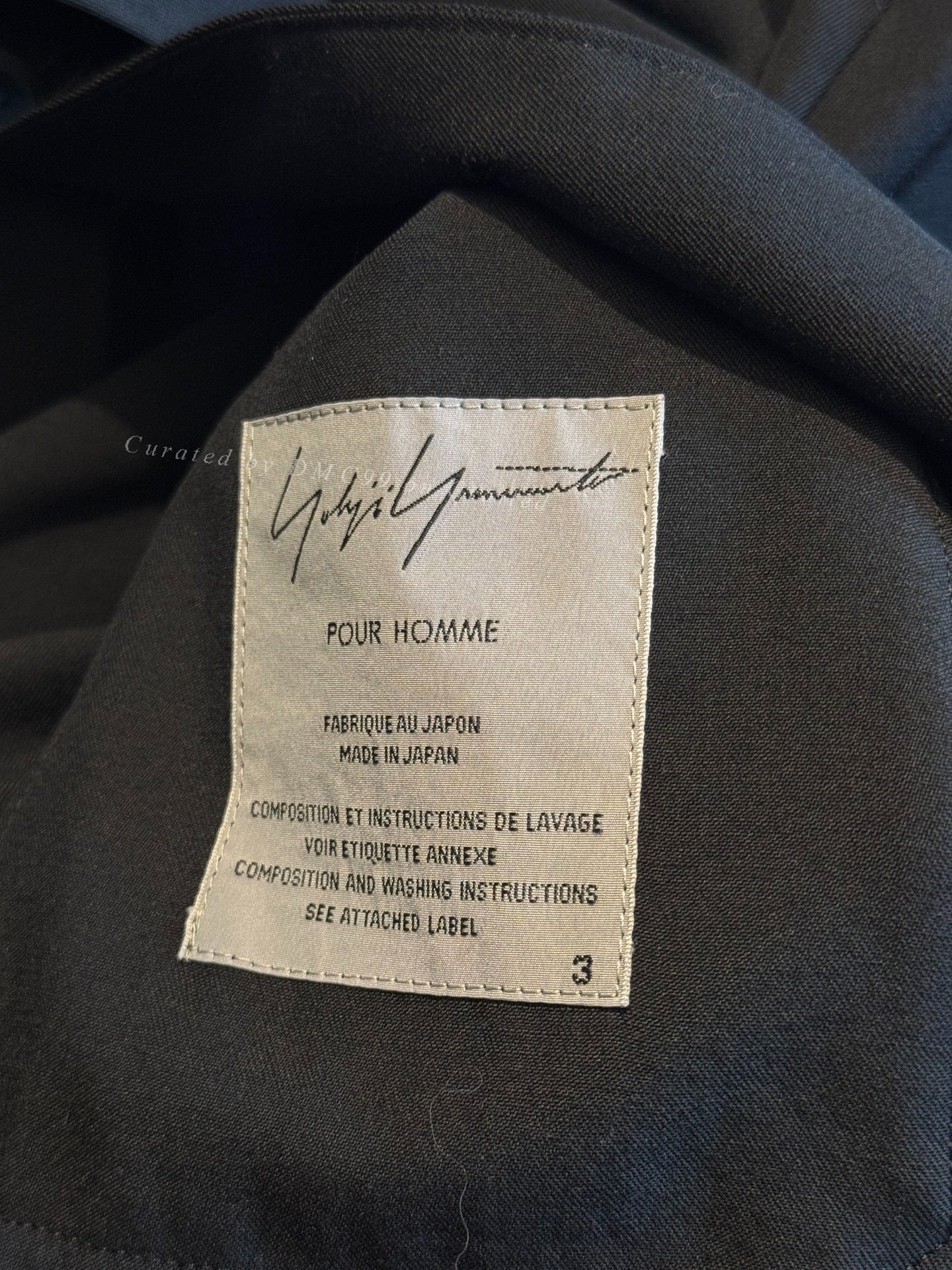 Yohji Yamamoto 16SS Wool Trench Coat