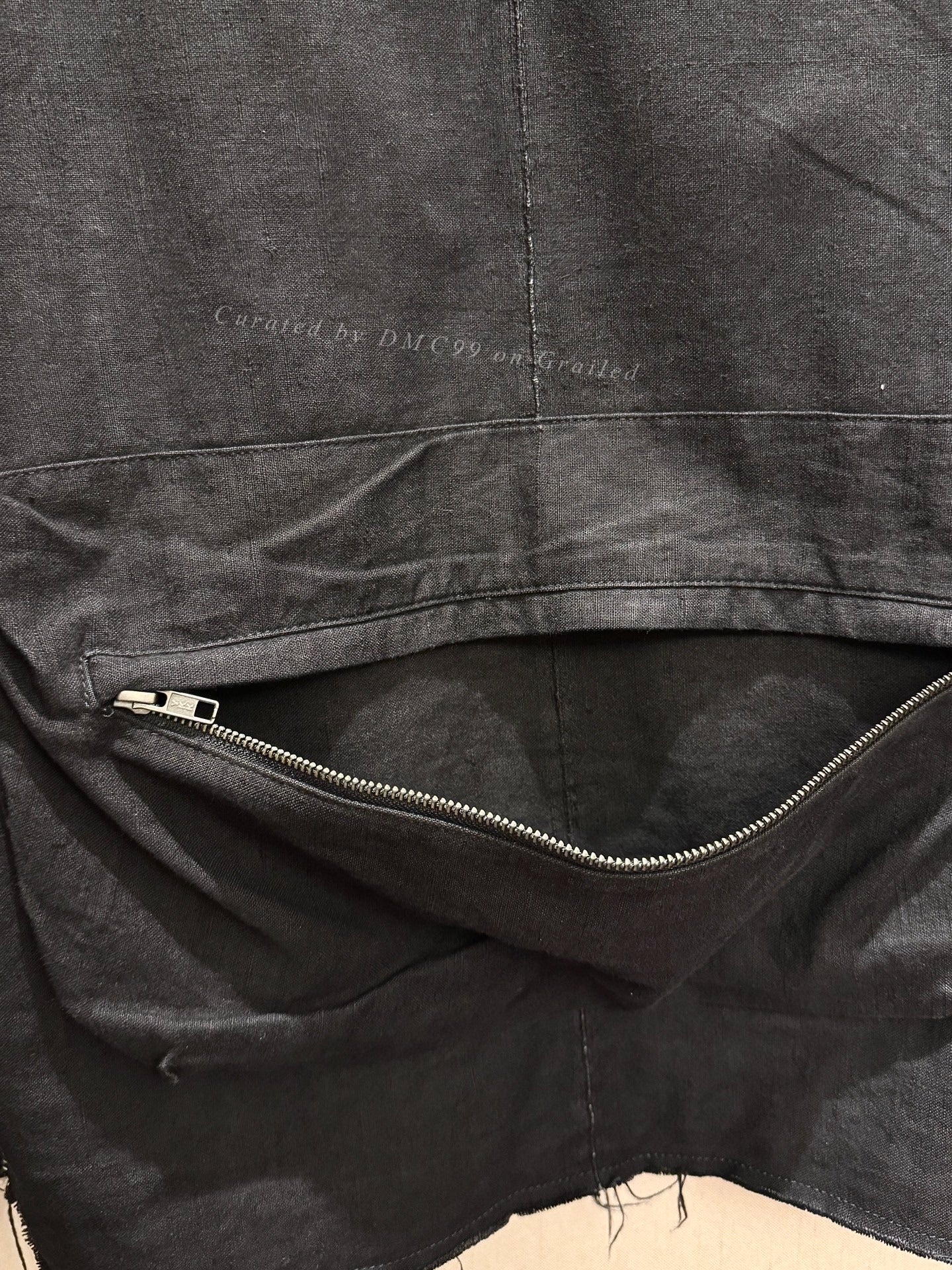 By Walid Washed Vintage Linen Photographer Jacket
