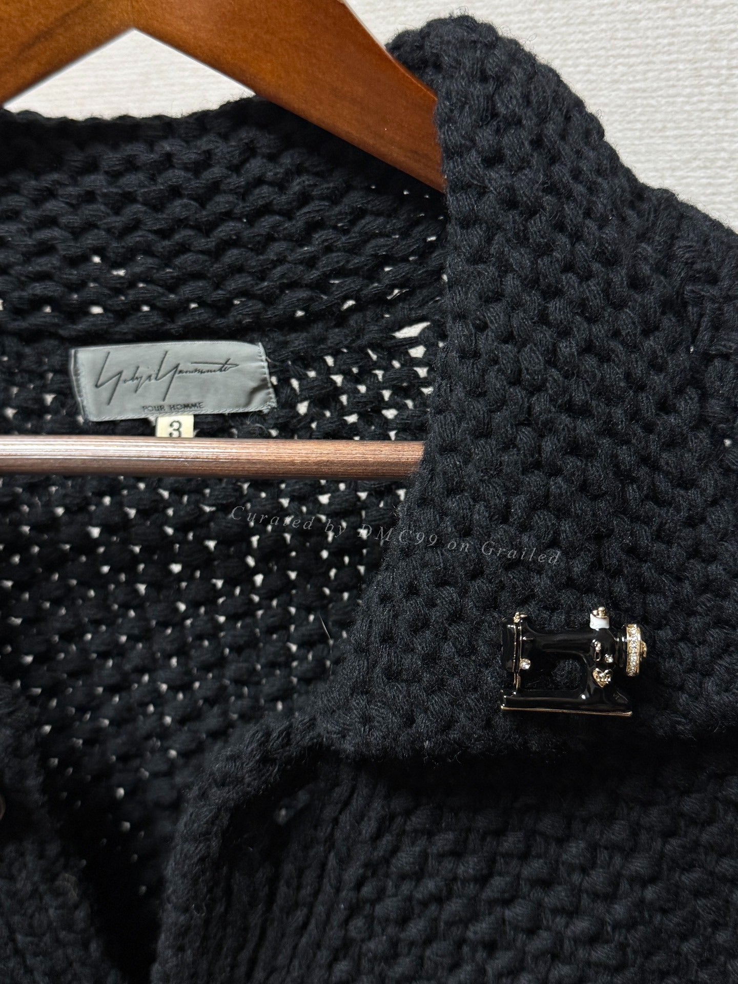 Yohji Yamamoto 02AW Knit Sweater Coat
