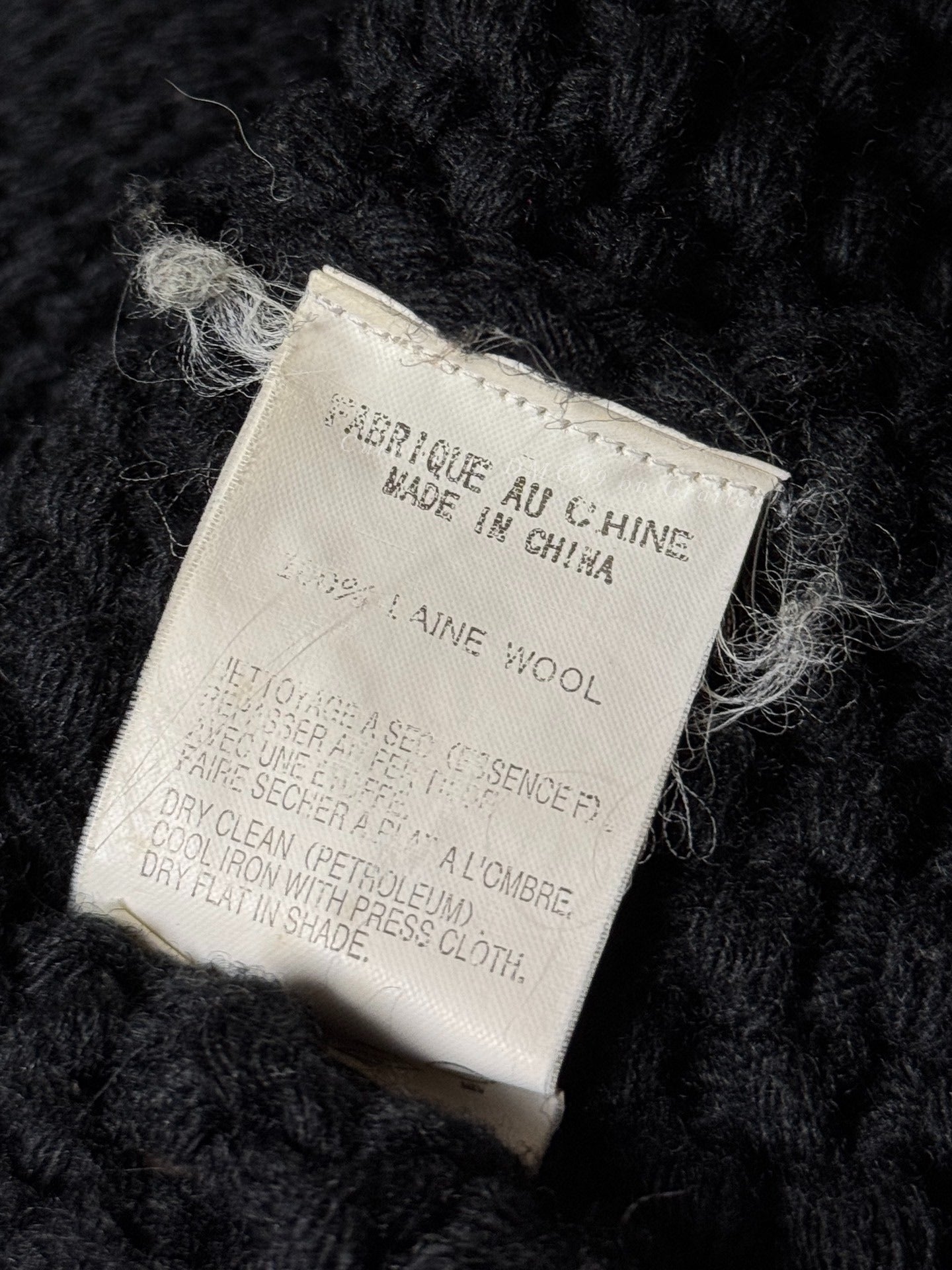 Yohji Yamamoto 02AW Knit Sweater Coat