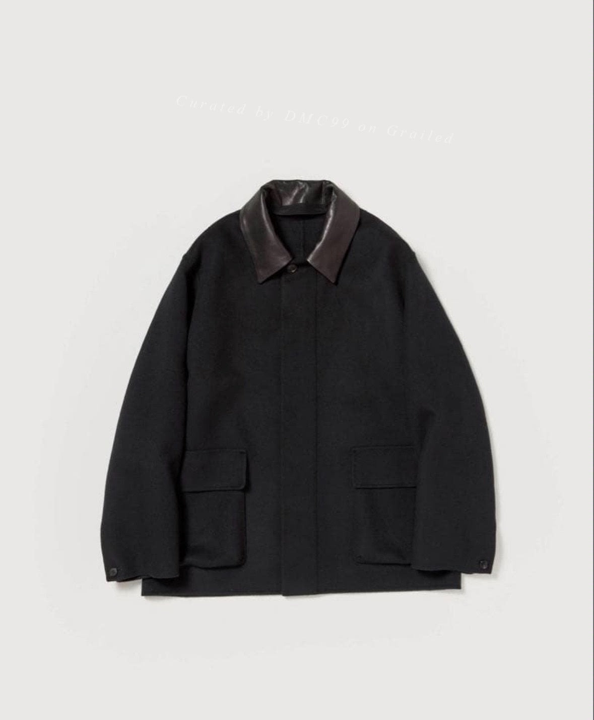 Auralee 25AW Cashmere Shearling Collar Jacket