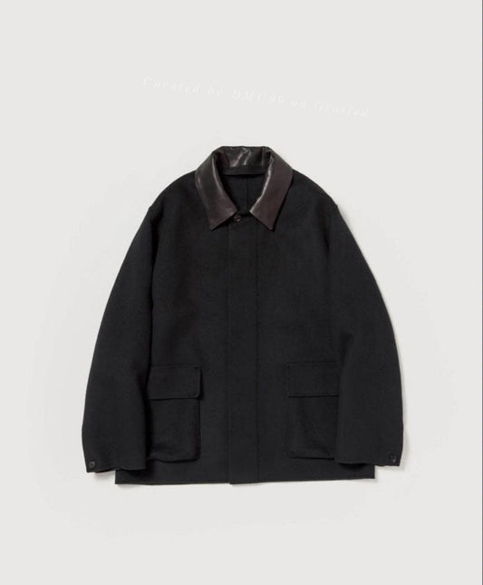 Auralee 25AW Cashmere Shearling Collar Jacket