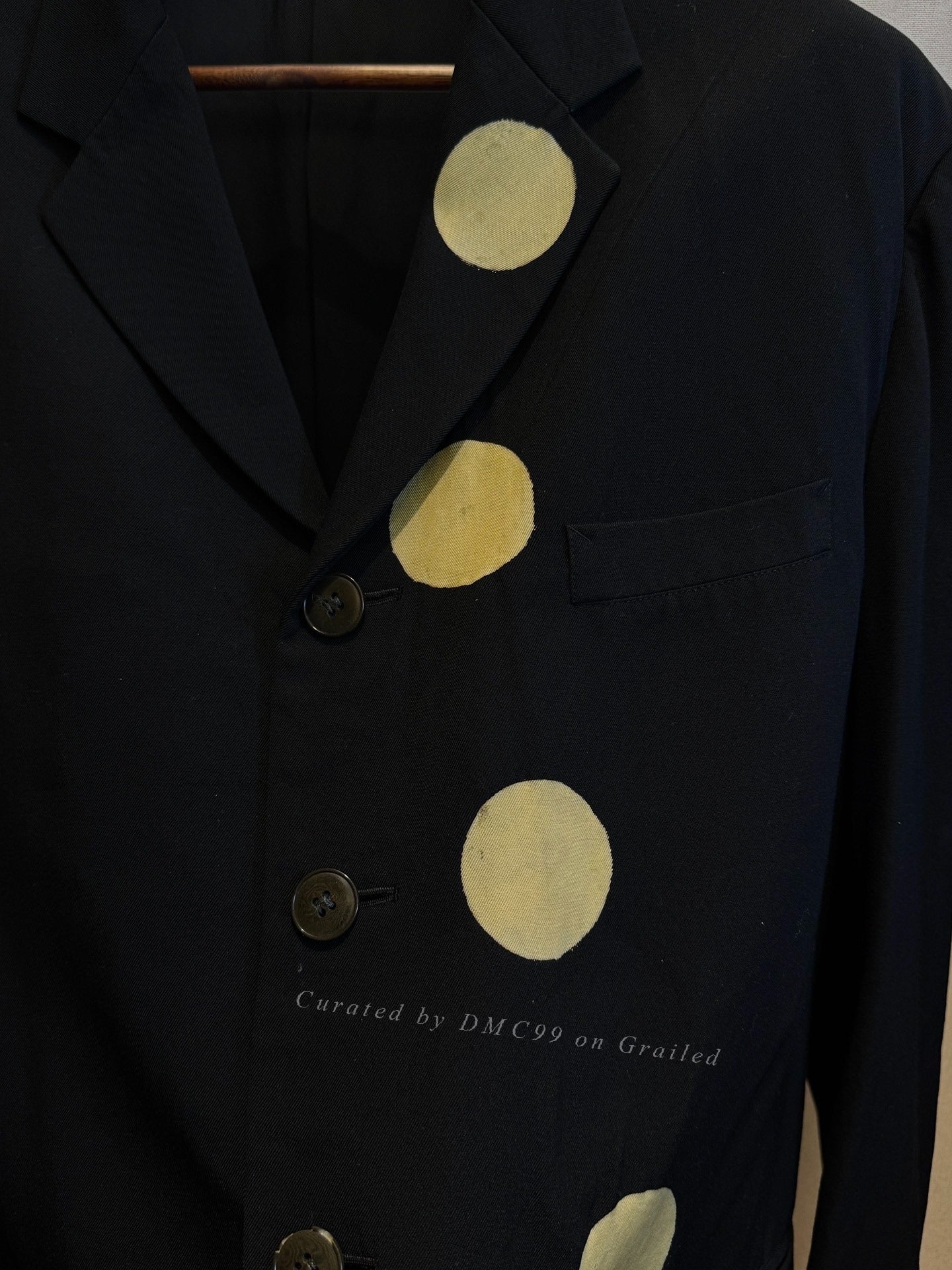 Yohji Yamamoto 96AW Moon Discharge Blazer