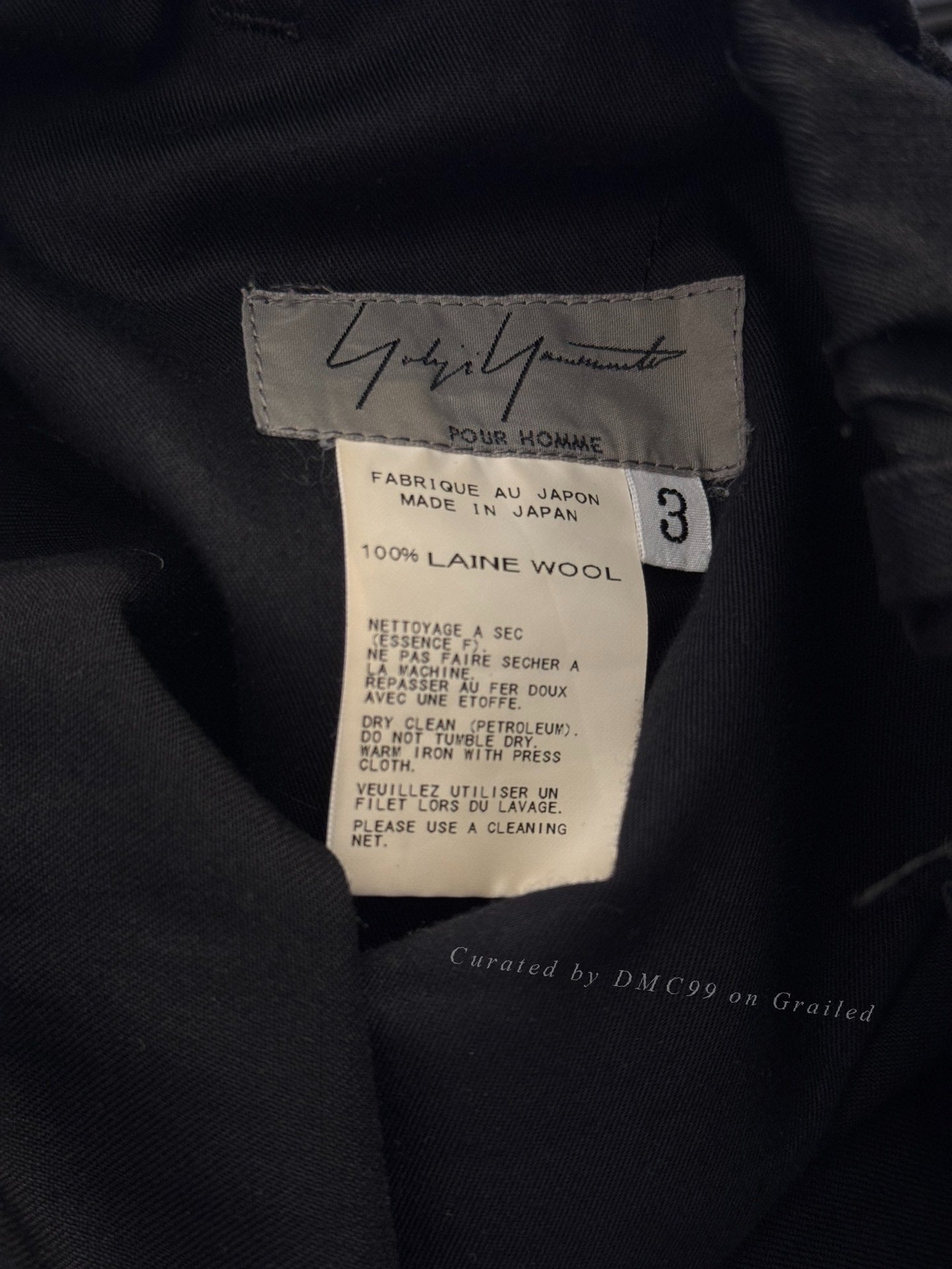 Yohji Yamamoto 12SS Wool Culottes