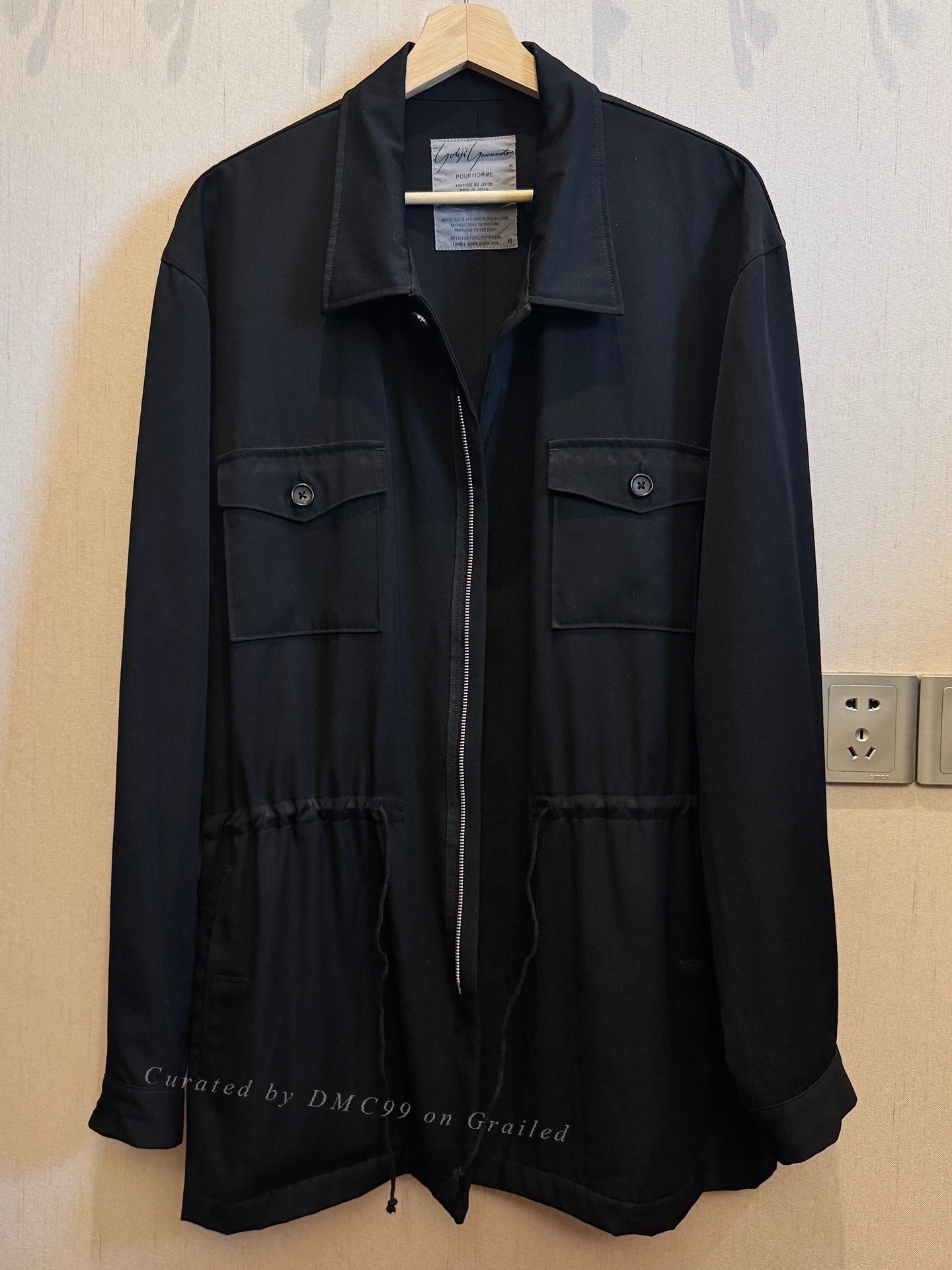 Yohji Yamamoto 89AW Zip Drawstring Jacket