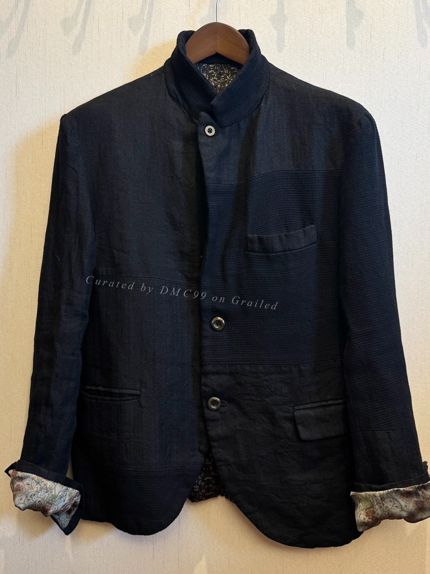 Geoffrey B Small Brass Button Jacket