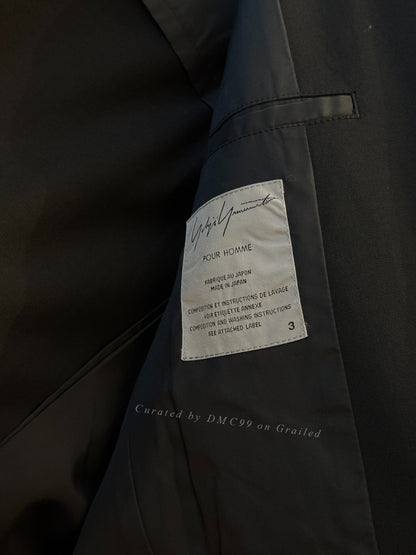 Yohji Yamamoto 03SS Ivy Badge Long Blazer