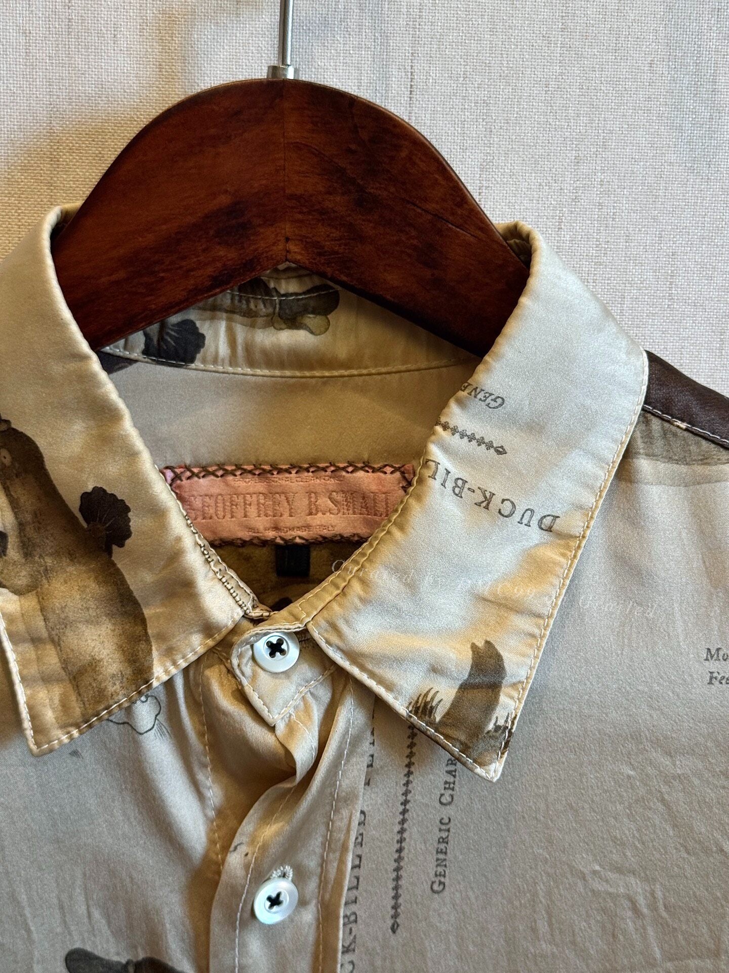 Geoffrey B Small Silk Shirt