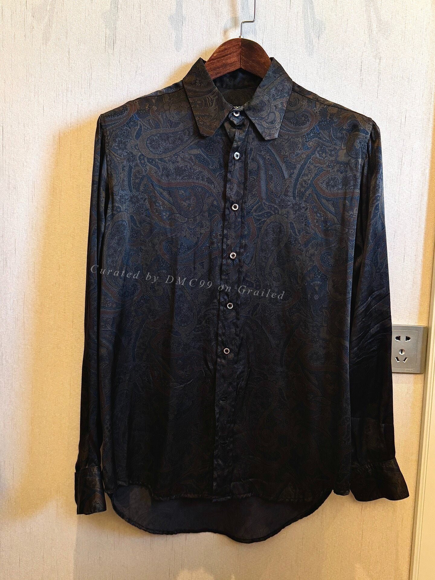 Geoffrey B Small Paisley Silk Shirt