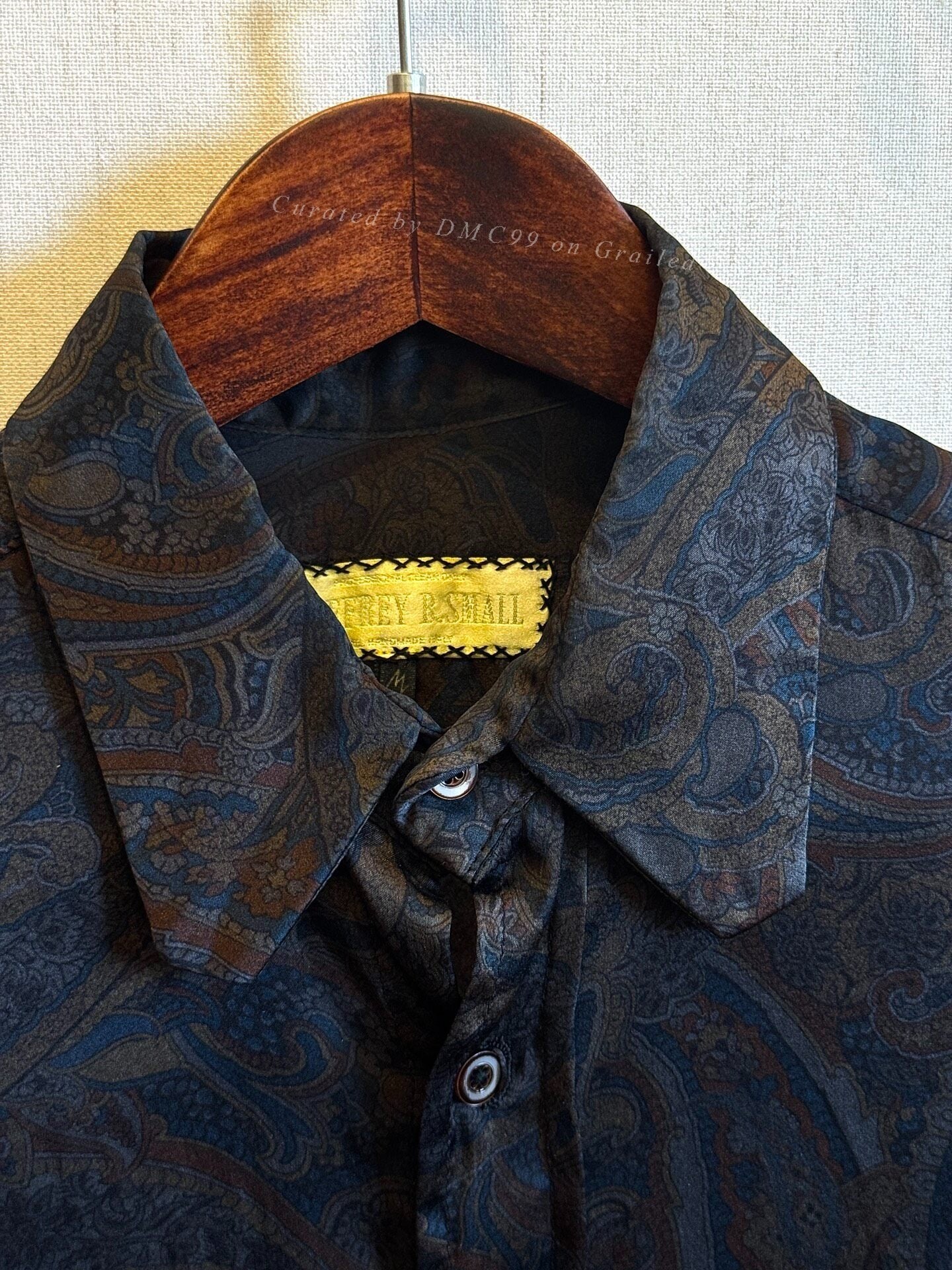 Geoffrey B Small Paisley Silk Shirt