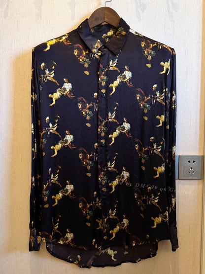 Geoffrey B Small Caravaggio Silk Shirt