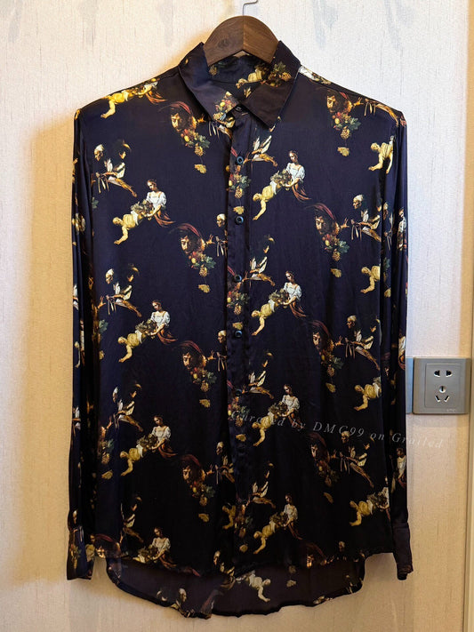Geoffrey B Small Caravaggio Silk Shirt