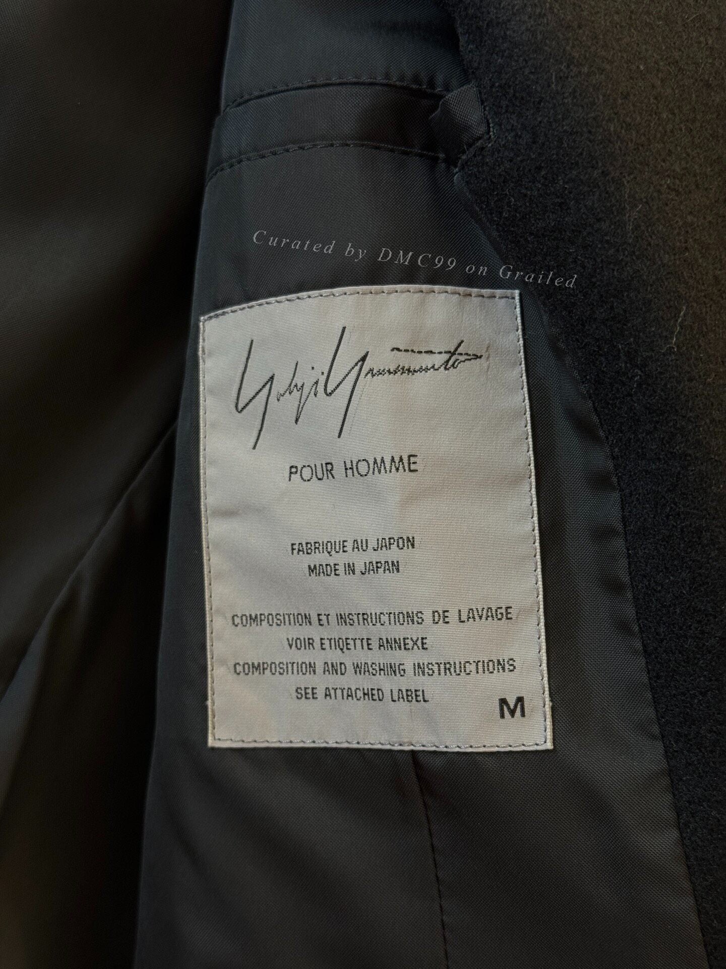 Yohji Yamamoto 99AW Long Iron Buckle Blazer